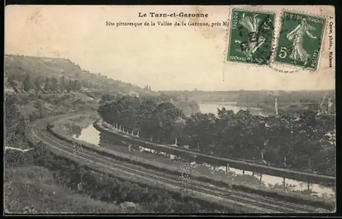 AK Tarn-et-Garonne, Site pittoresque de la Vallée de la Garonne