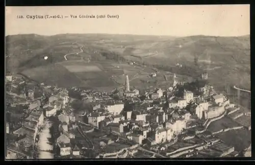 AK Caylus /T.-et-G., Vue Générale, côté Ouest