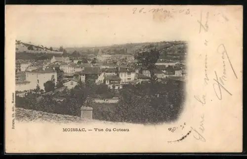 AK Moissac, Vue du Coteau