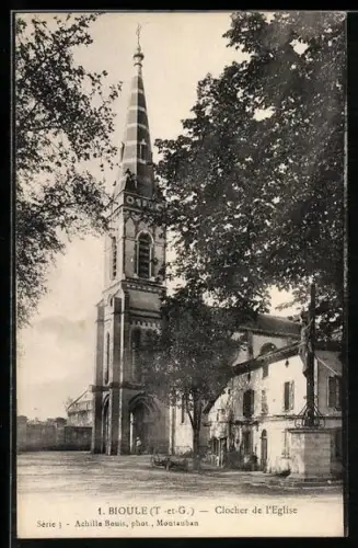 AK Bioule /T.-et-G., Clocher de l`Église