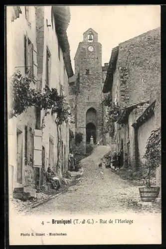 AK Bruniquel /T.-&-G., Rue de l`Horloge