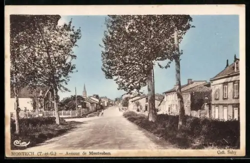 AK Montech /T.-et-G., Avenue de Montauban