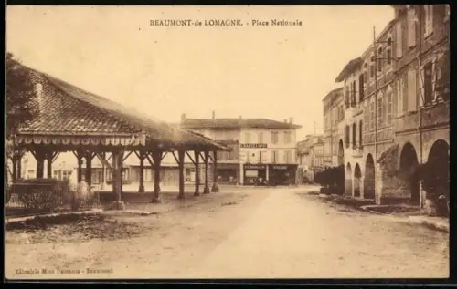 AK Beaumont-de-Lomagne, Place Nationale