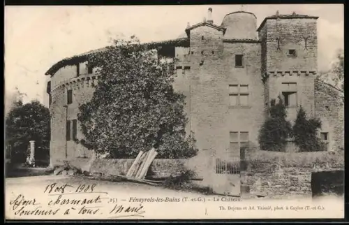 AK Fénayrols-les-Bains /T.-et-G., Le Château
