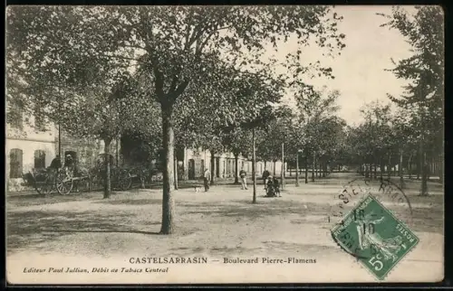 AK Castelsarrasin, Boulevard Pierre-Flamens