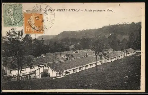 AK St-Pierre-Livron, Facade postérieure du camp, Nord