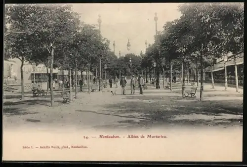 AK Montauban, Allées de Mortarieu