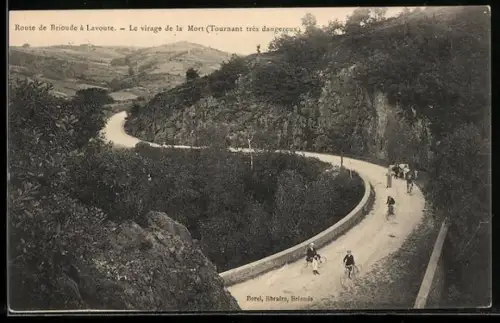 AK Brioude, Route de Brioude à Lavoute, Le virage de la Mort, Courant très dangereux