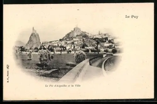AK Le Puy, Le Pic d`Aiguilhe et la Ville