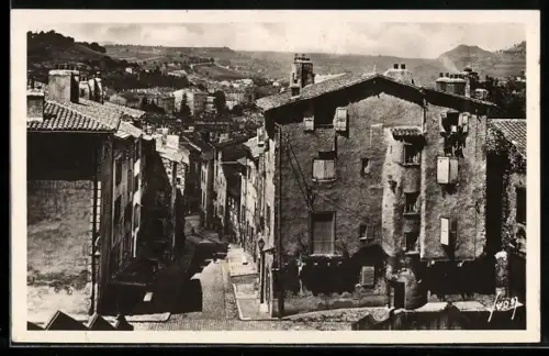 AK Le Puy /Hte.-Loire, Vieilles maisons au pied de la Cathédrale, Rue des Tables