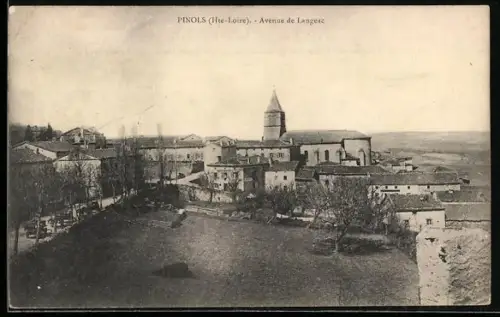 AK Pinols /Hte-Loire, Avenue de Langeac