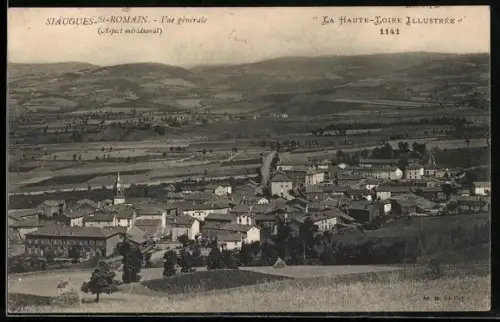 AK Siaugues-St-Romain, Vue générale, aspect méridional