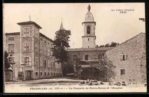 AK Pradelles, La Chapelle de Notre-Dame et l`Hospice