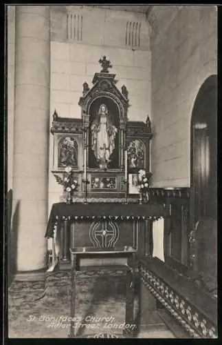 AK London, St. Boniface`s Church, Adler Street