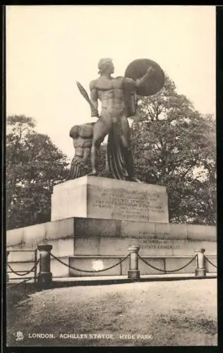 AK London, Hyde Park, Achilles Statue