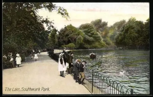 AK London, Southwark Park, The Lake