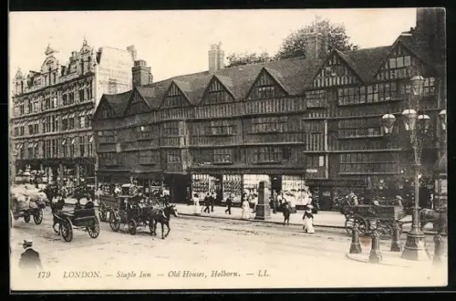 AK London, Holborn, Staple Inn, Old Houses