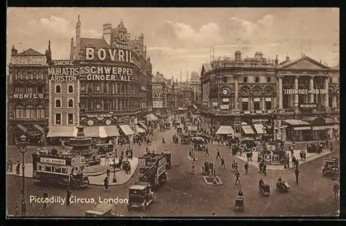 AK London, Piccadilly Circus