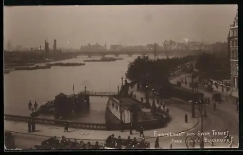 AK Blackfriars, Embankment and River Thames