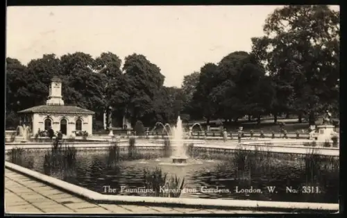 AK London, Kensington Gardens, The Fountains