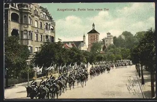 AK Augsburg, Partie beim roten Tor