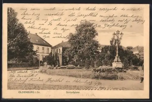 AK Oldenburg i. Gr., Schlossplatz