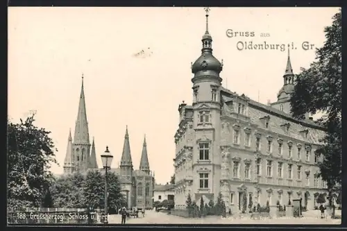 AK Oldenburg i. Gr., Grossherzogl. Schloss, Kirche
