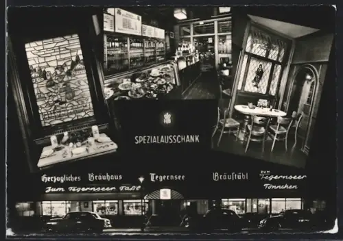 AK Berlin-Charlottenburg, Herzogliches Bräuhaus Tegernsee, Restaurant Bräustübl, Zum Tegernseer Tönnchen