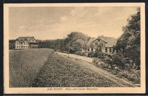 AK Bad Essen, Altes und neues Berghaus