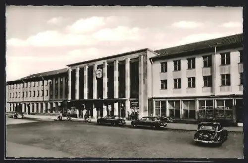 AK Kaiserslautern, Hauptbahnhof mit Vorplatz