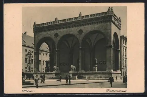 AK München, Die Feldherrnhalle