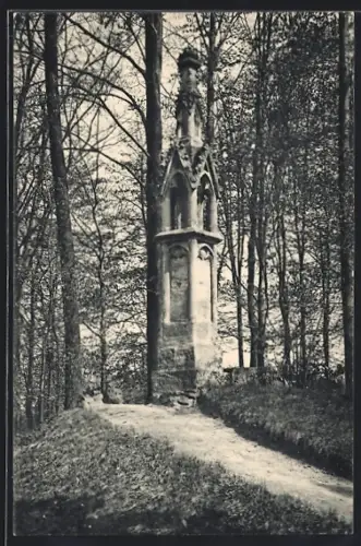 AK Altzella b. Nossen, Kloster, Bildstock aus dem 15. Jahrhundert