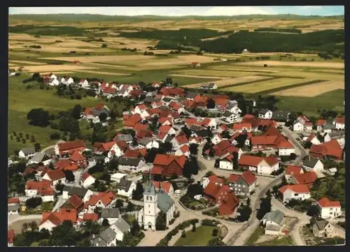 AK Giershagen /Sauerland, Ortsansicht vom Flugzeug aus