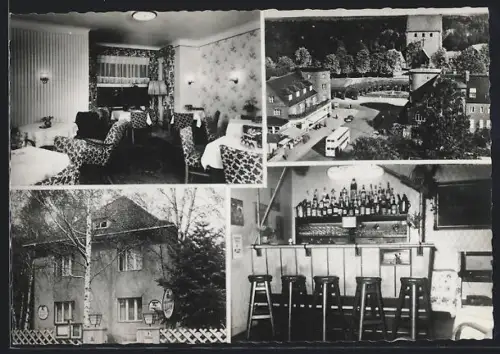 AK Berlin-Frohnau, Haus Edelhof Hotel, Bar, Restaurant, Edelhofdamm 3, Inh. Leo Gehl