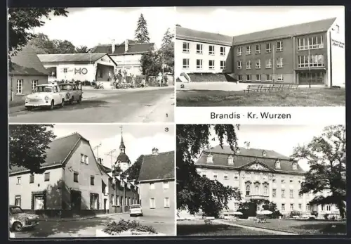AK Brandis /Wurzen, Polytechnische Oberschule Albert Kuntz, Feierabend- und Pflegeheim