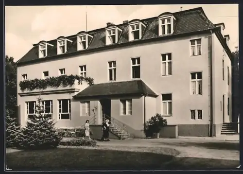 AK Bad Wilsnack, Clara-Zetkin-Heim, Rückansicht