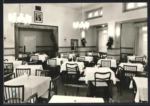 AK Bad Wilsnack, Goethehaus, Speisesaal