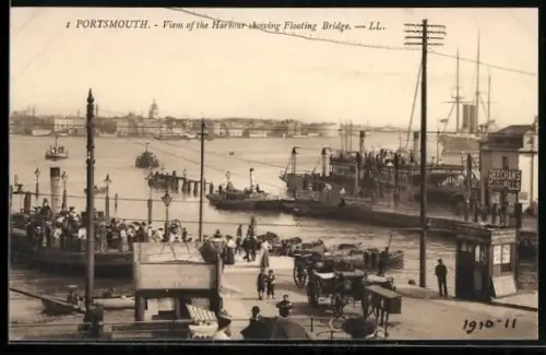 AK Portsmouth, Harbour showing Floating Bridge