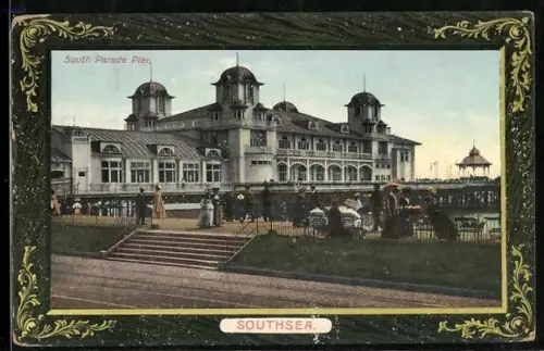 AK Southsea, South Parade Pier