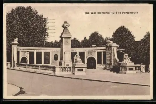 AK Portsmouth, The War Memorial 1914-18