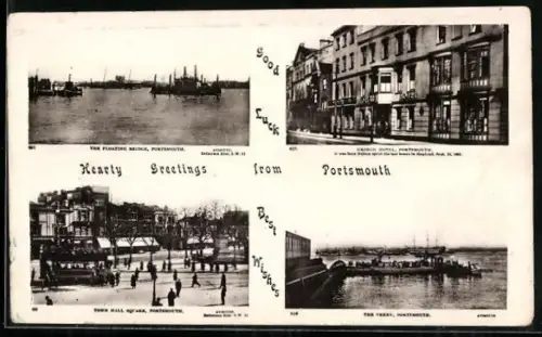 AK Portsmouth, The Floating Bridge, The Ferry, Town Hall Square