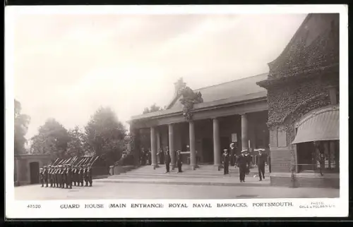 AK Portsmouth, Guard House, Royal Naval Barracks, Main Entrance
