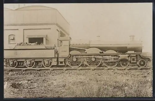 AK Britische Lokomotive Nr. 4012 Knight of the Thistle der Great Western, englische Eisenbahn