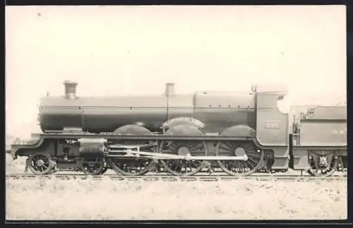 AK Britische Lokomotive Nr. 4061 Glastonbury Abbey in Seitenansicht, englische Eisenbahn