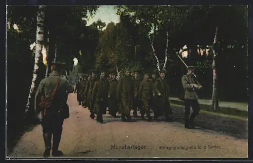 AK Munsterlager, Kriegsgefangene Engländer in Uniform