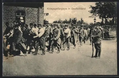 AK Kriegsgefangene in Deutschland, Transport