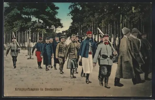 AK Deutschland, Kriegsgefangene in Uniform