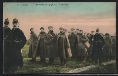 AK Munsterlager, Transport kriegsgefangener Russen
