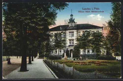 AK Landau i. Pfalz, Höhere Städt. Mädchenschule