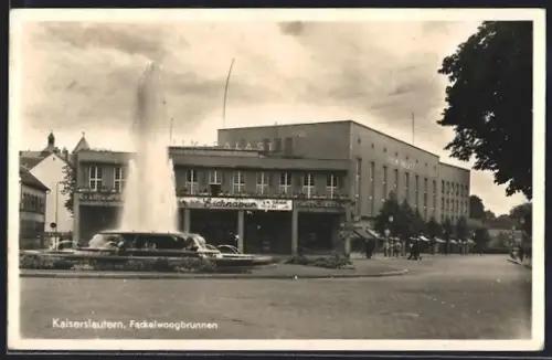 AK Kaiserslautern, Film-Palast, Fackelwoogbrunnen, Gaststätten